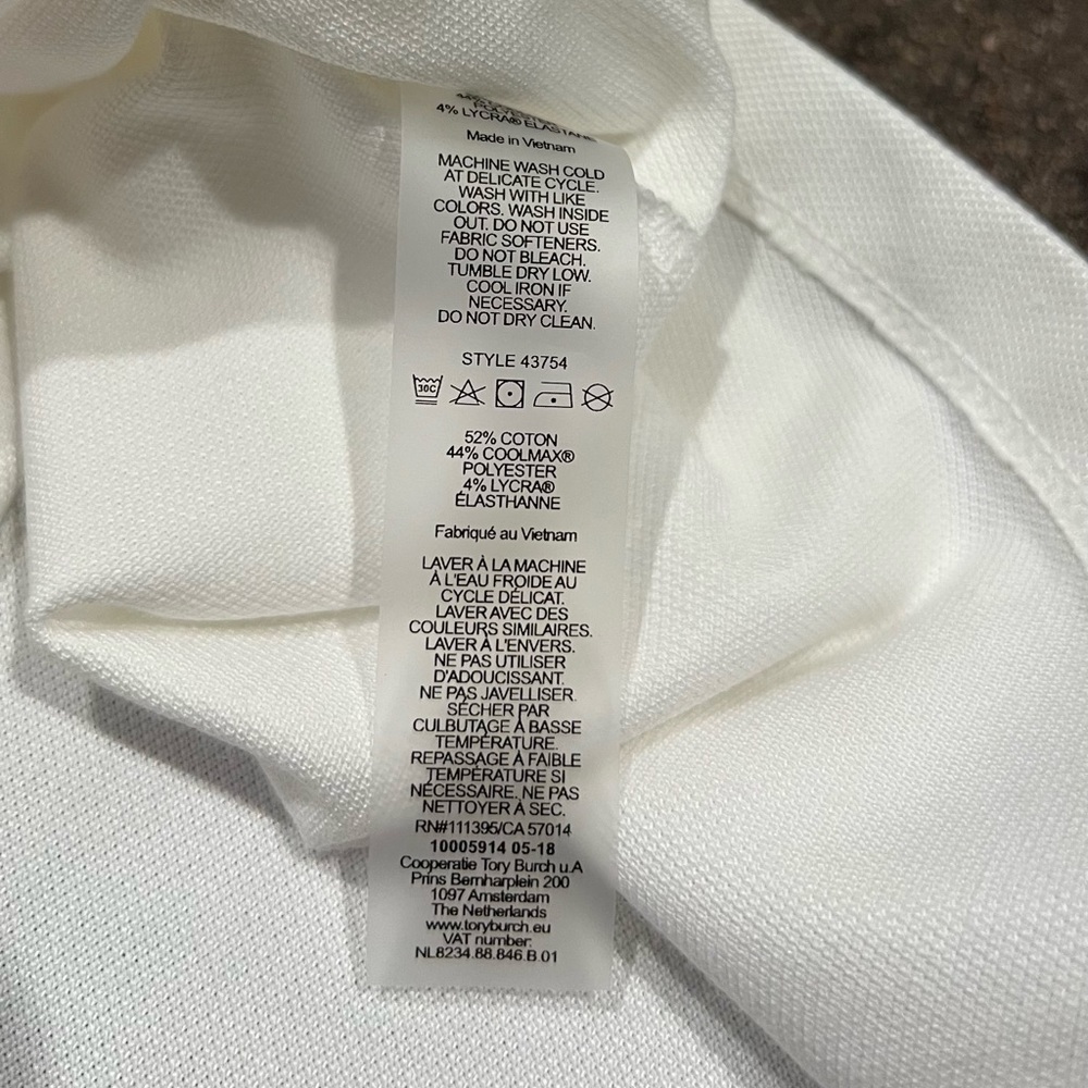 Tory Burch Sleeveless Golf Polo - Picture 4 of 5